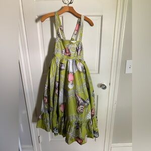 J Crew Collection Sea Shell Lime Green Dress 4